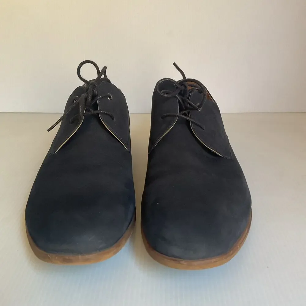 ALDO Viralian-2 Men’s Navy blue Lace Up Dress Shoes 9.5 Minimalist Oxford Style